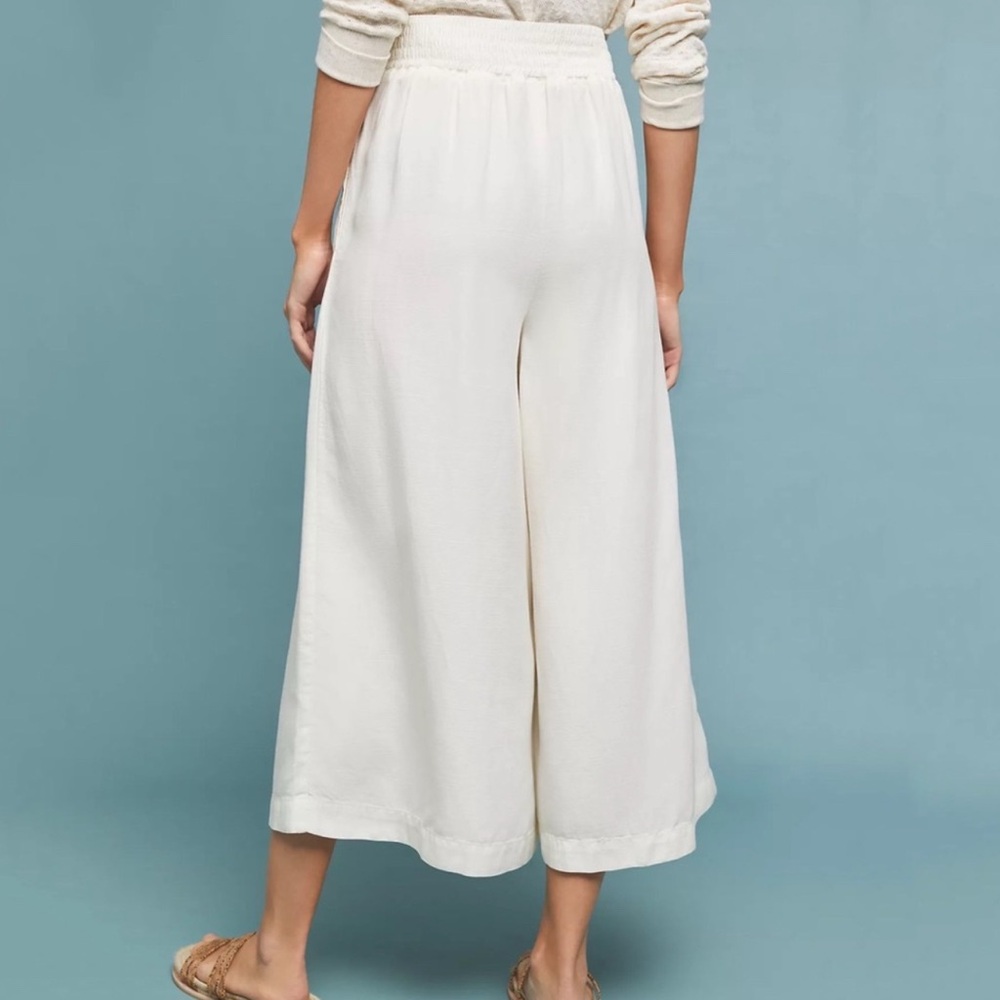 By Anthropologie Oceanside Cropped Wide Leg Pants - Picture 12 of 12